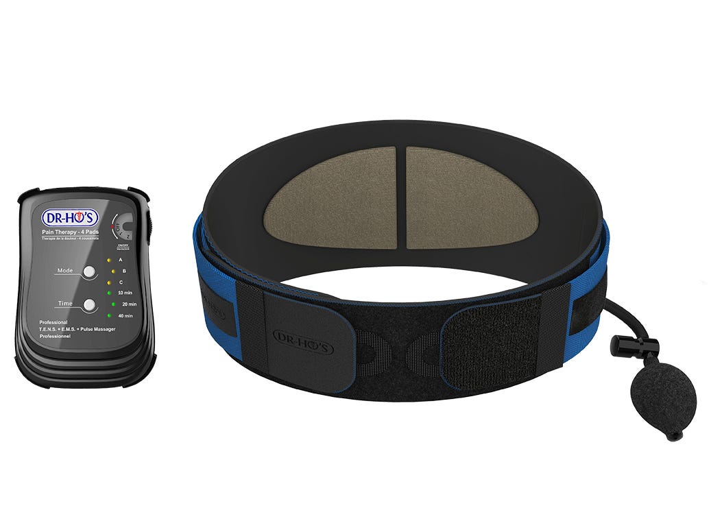 DR-HO’S Triple Action Back Belt TENS & DR-HO'S Back Therapy Massage Belt