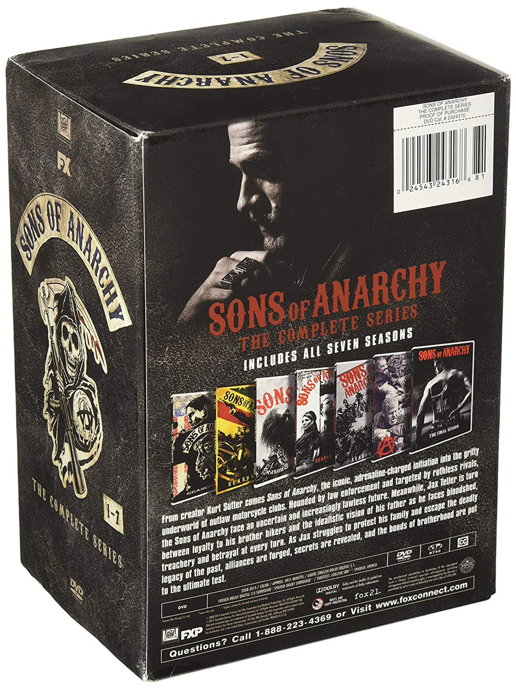 Sons of Anarchy: The Complete Series (DVD) -English only