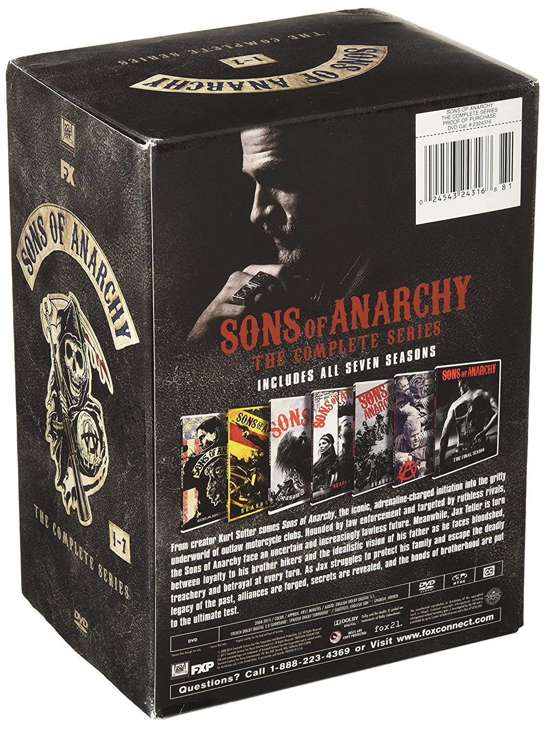 Sons of Anarchy: The Complete Series (DVD) -English only