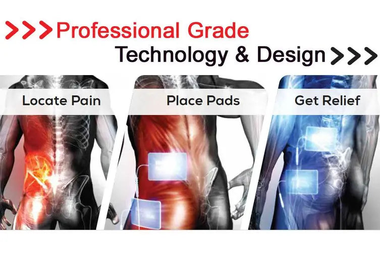 DR HO's Pain Therapy System Pro Professional T.E.N.S. Device for Muscle Pain