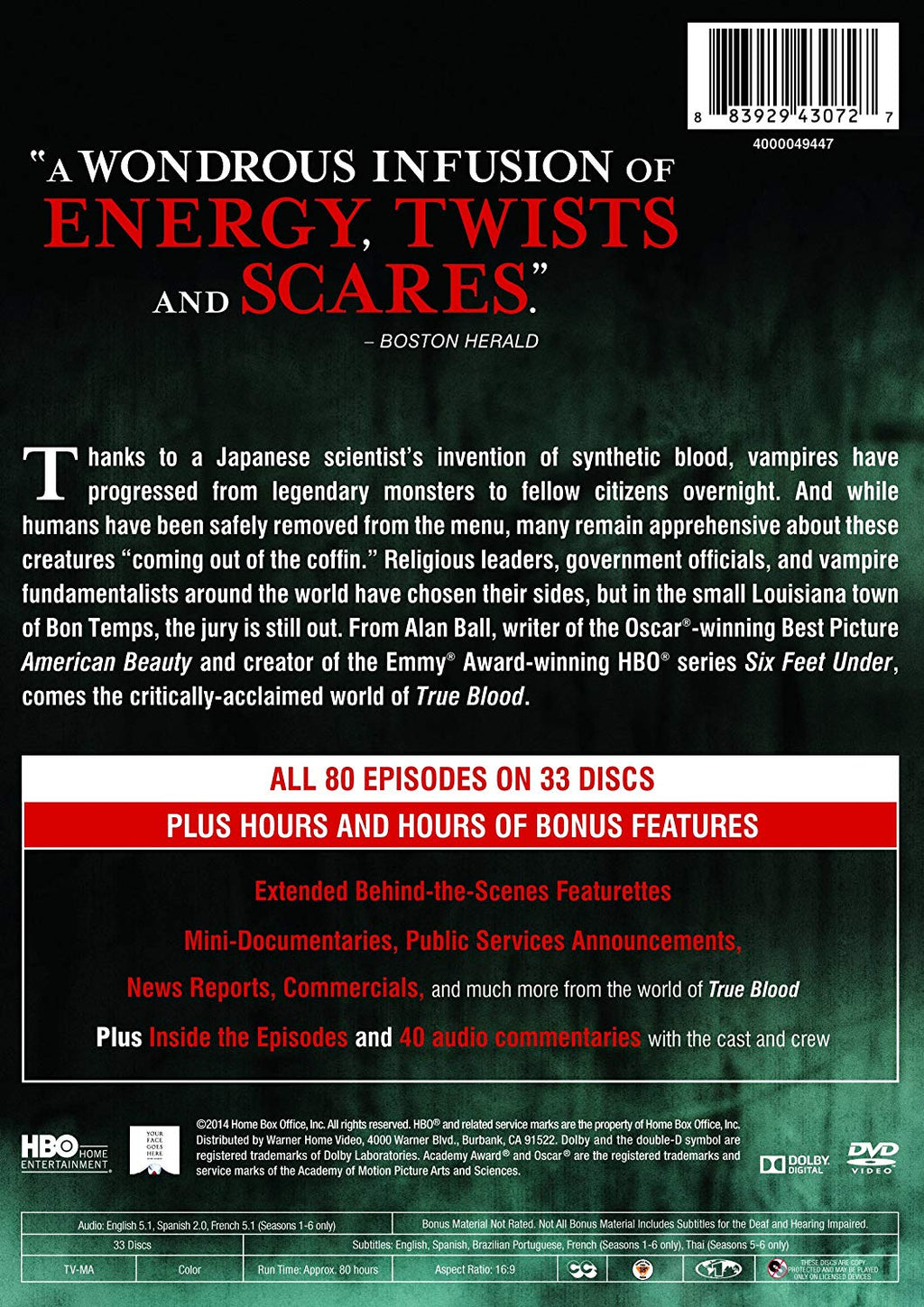 True Blood: The Season 1-7 Series (DVD)