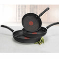 T-fal Ceramic Non-Stick Skillet Set, 3-piece