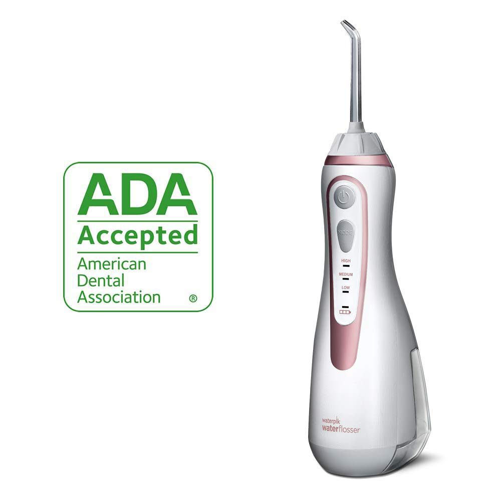 Waterpik Cordless Advanced Water Flosser, Rose Gold