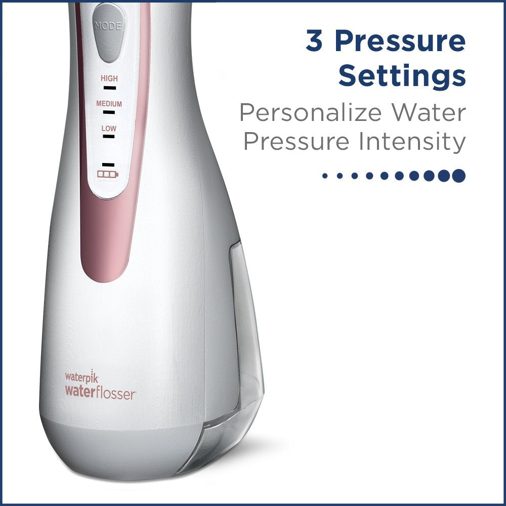 Waterpik Cordless Advanced Water Flosser, Rose Gold
