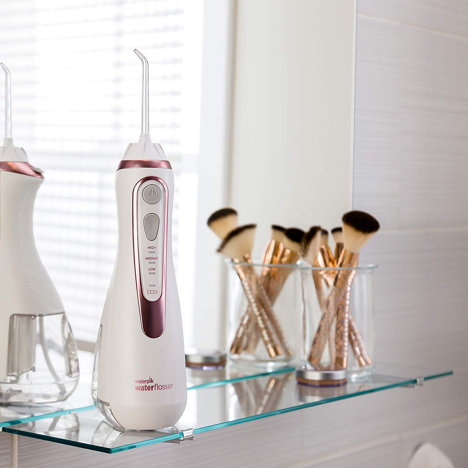 Waterpik Cordless Advanced Water Flosser, Rose Gold