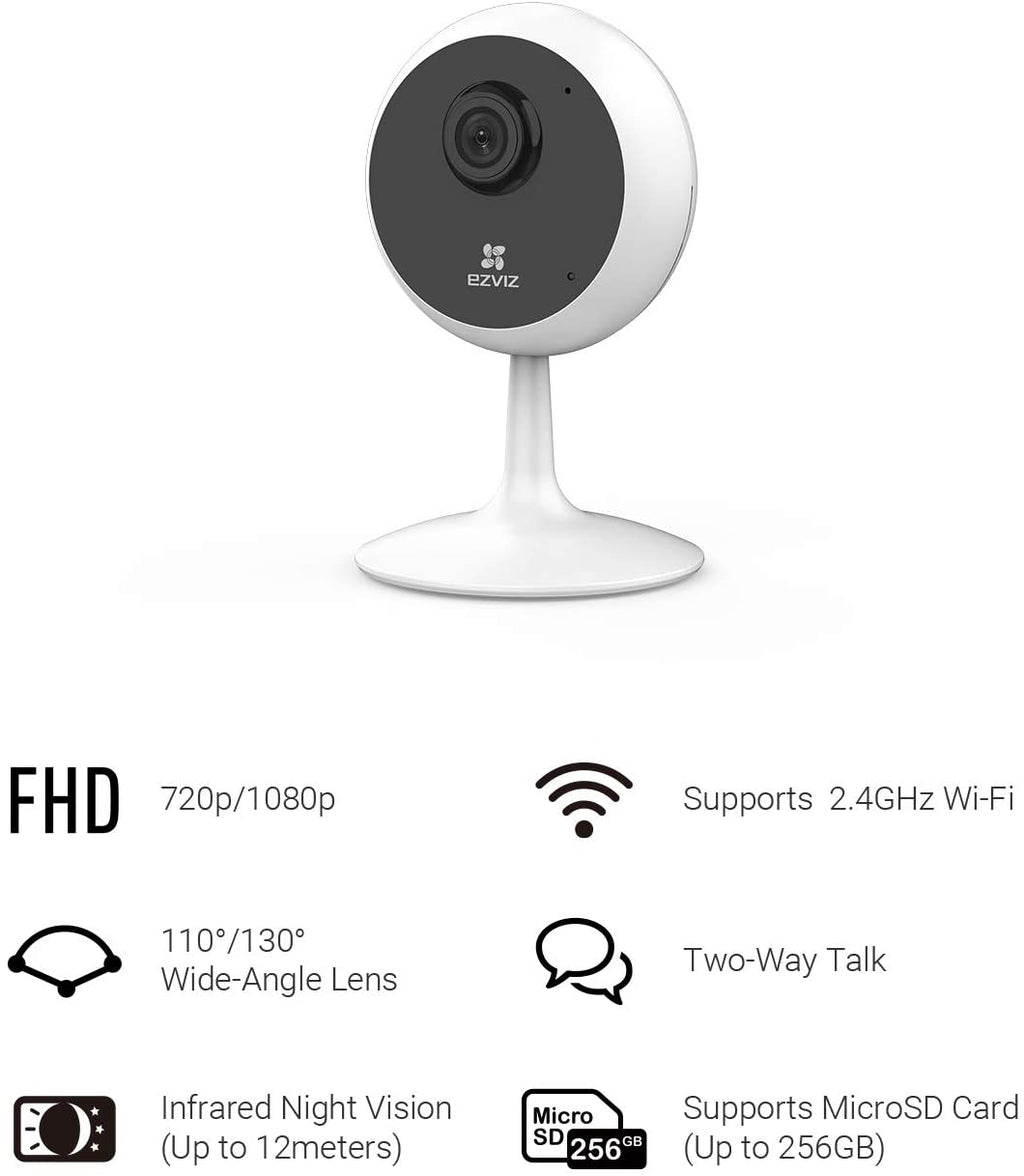 EZVIZ Indoor Security Camera 1080P WiFi Baby Monitor, Smart Motion Detection, Two-Way Audio
