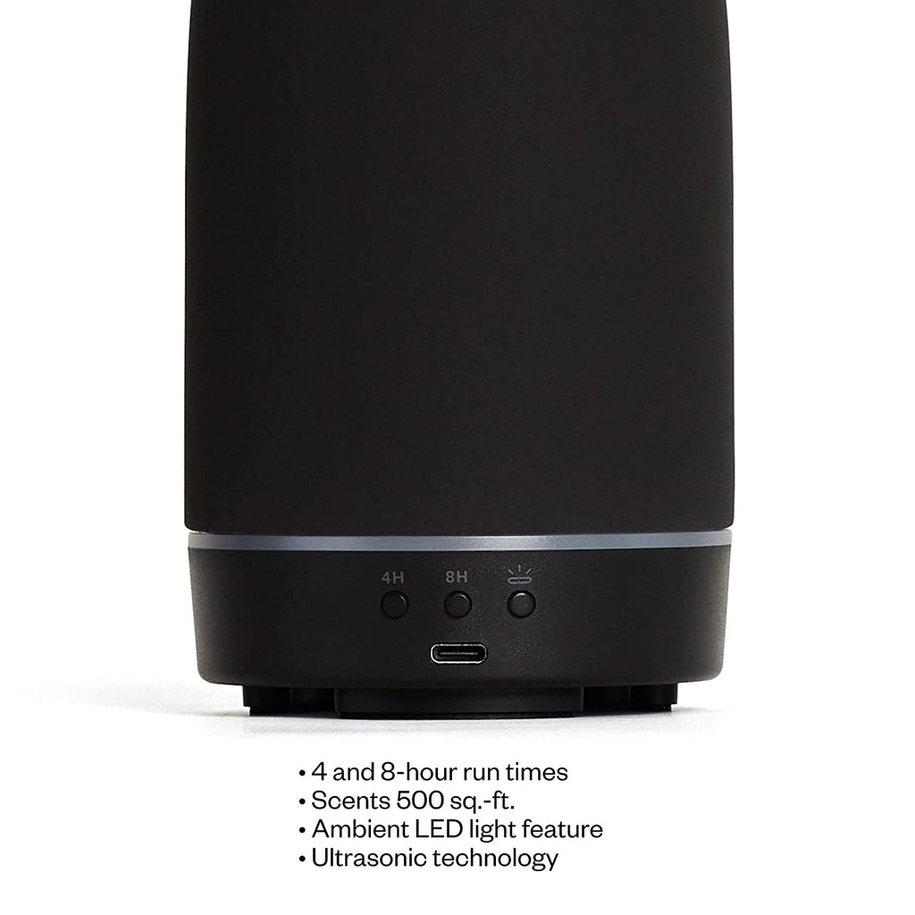 Vitruvi Stone Diffuser, Ceramic Ultrasonic Essential Oil Diffuser for Aromatherapy (Black)