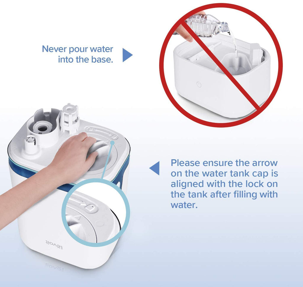 LEVOIT 4L Cool Mist Humidifier for Bedroom Baby, BPA Free, Quiet Ultrasonic Cold Air Humidifier