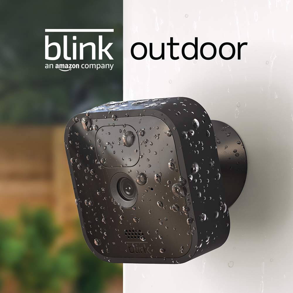 Blink Outdoor wireless, weather resistant HD security camera with two-year battery life
