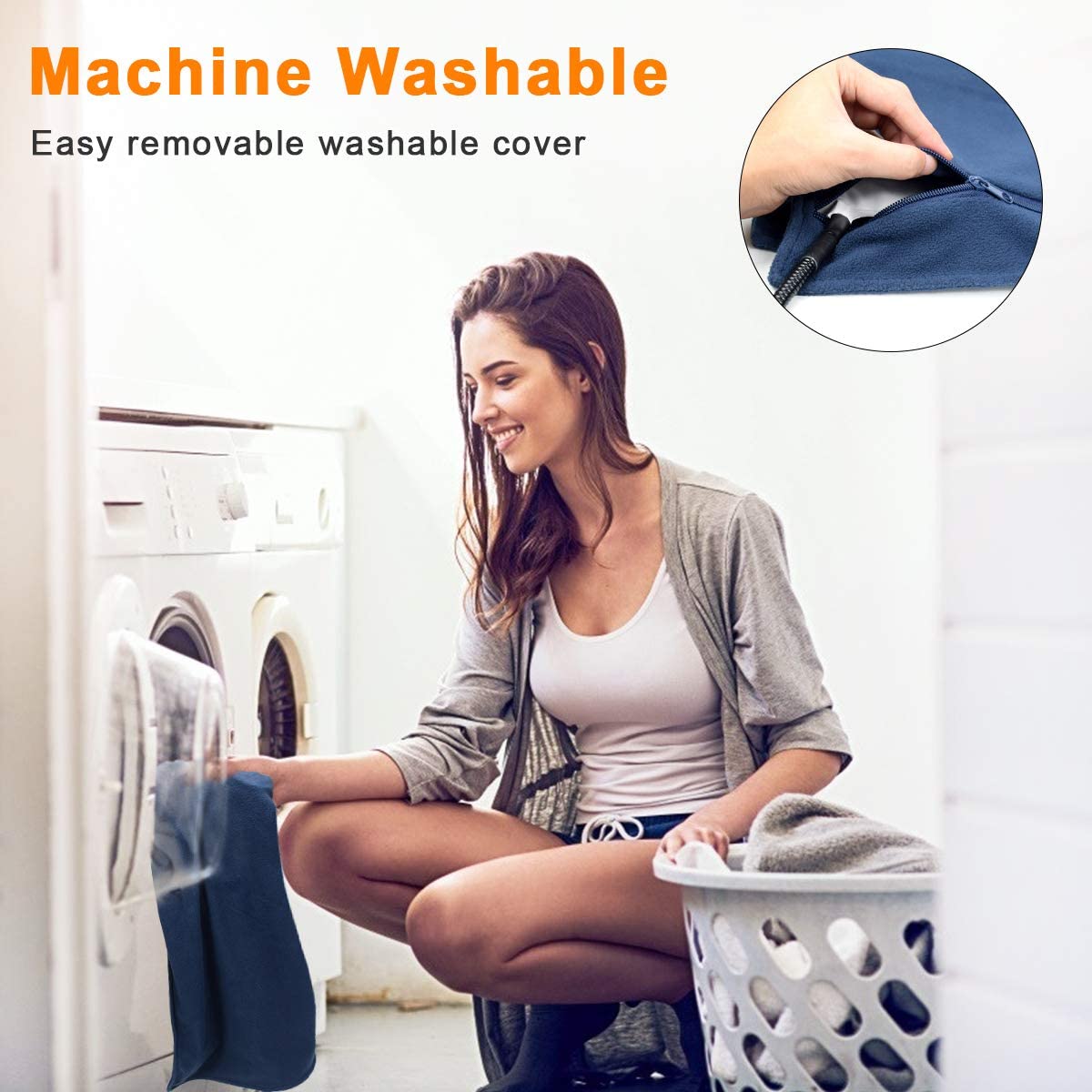 18" x 18" Electric Dog Cat Heated Pad Waterproof Auto Power Off Indoor Use