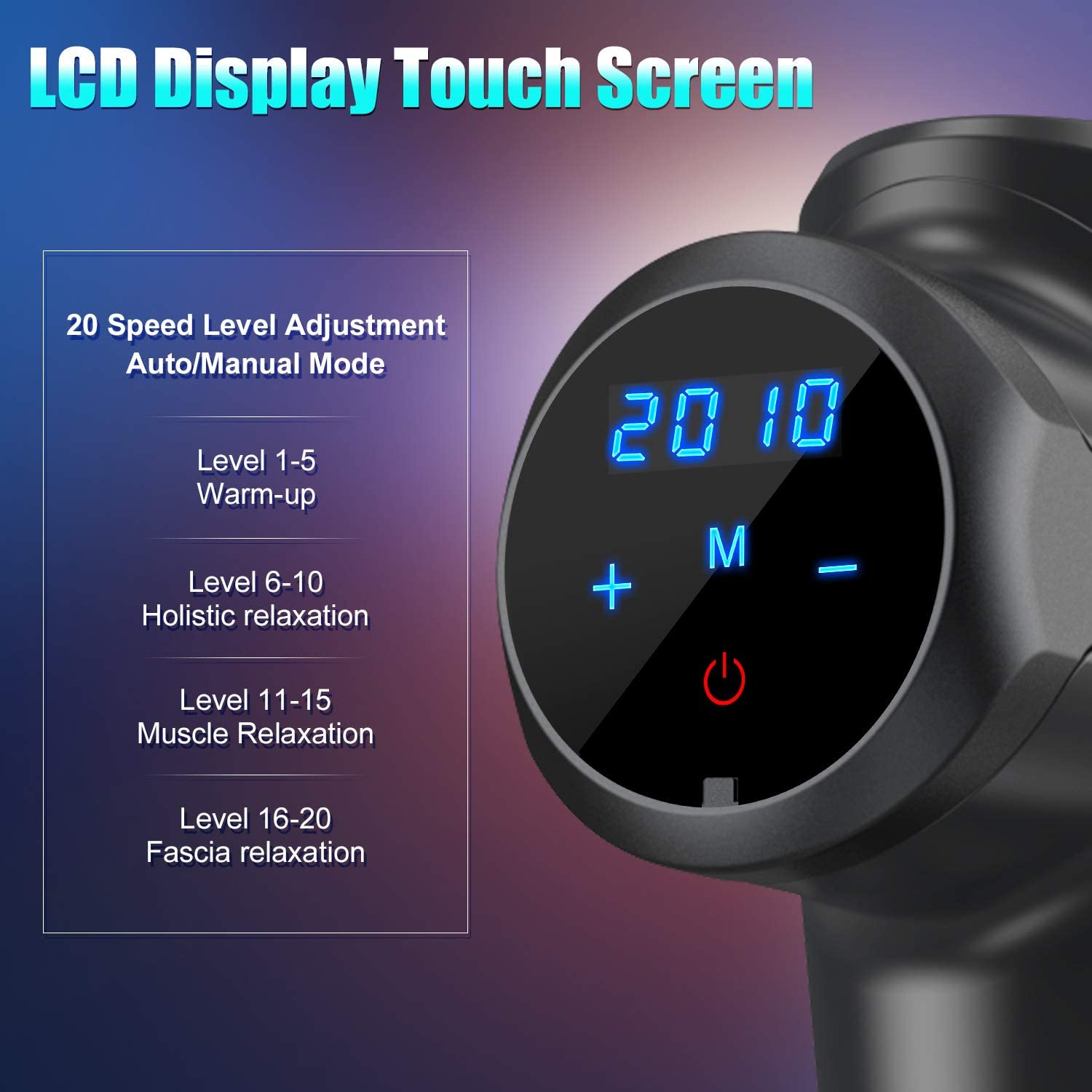 Massage Gun Deep Tissue Percussion Muscle Massager