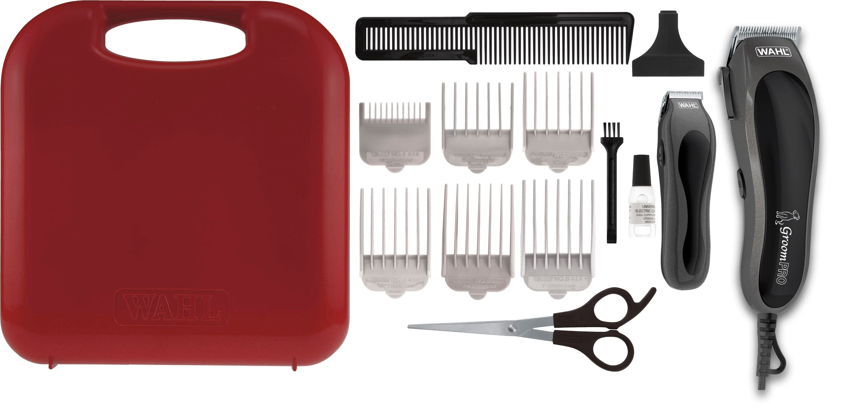 Wahl GroomPro Combo Pet Clipper Kit