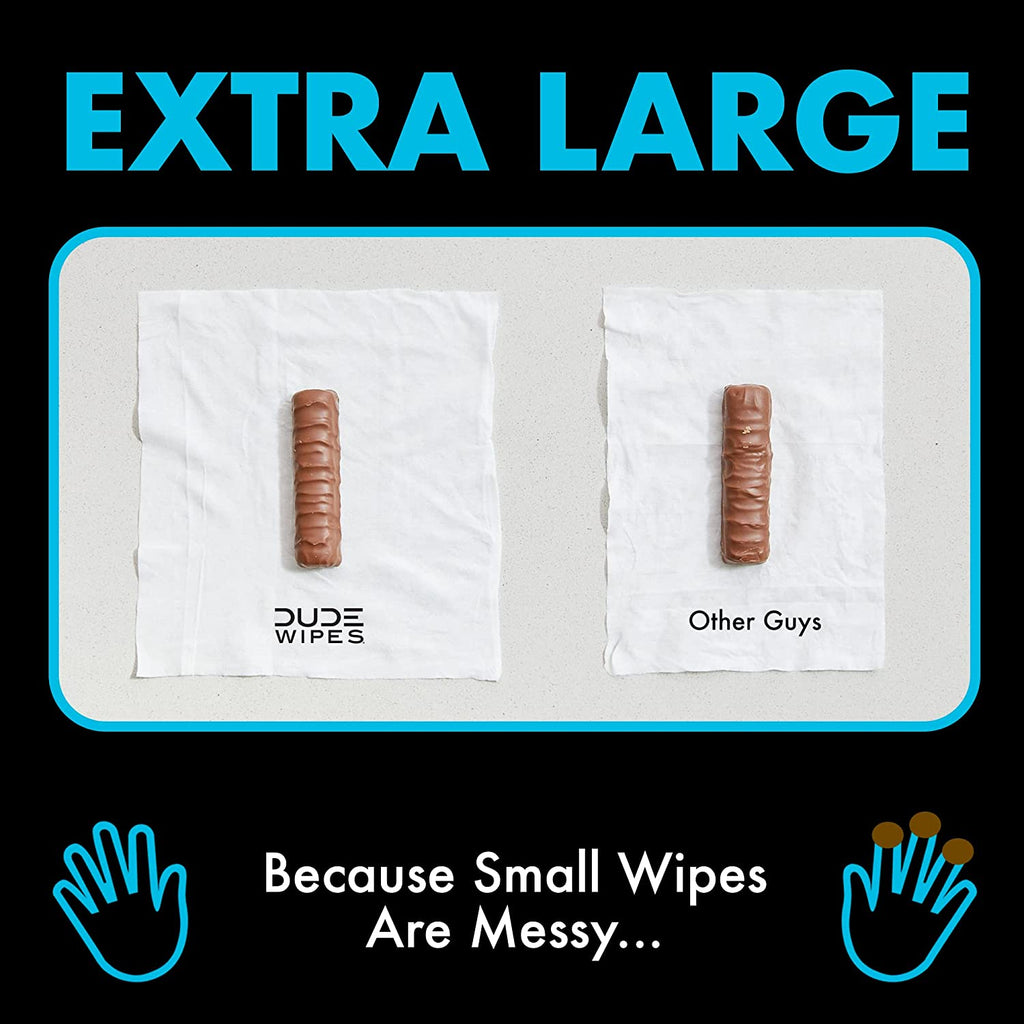 DUDE Wipes Flushable Wet Wipes Dispenser (3 Packs 48 Wipes)