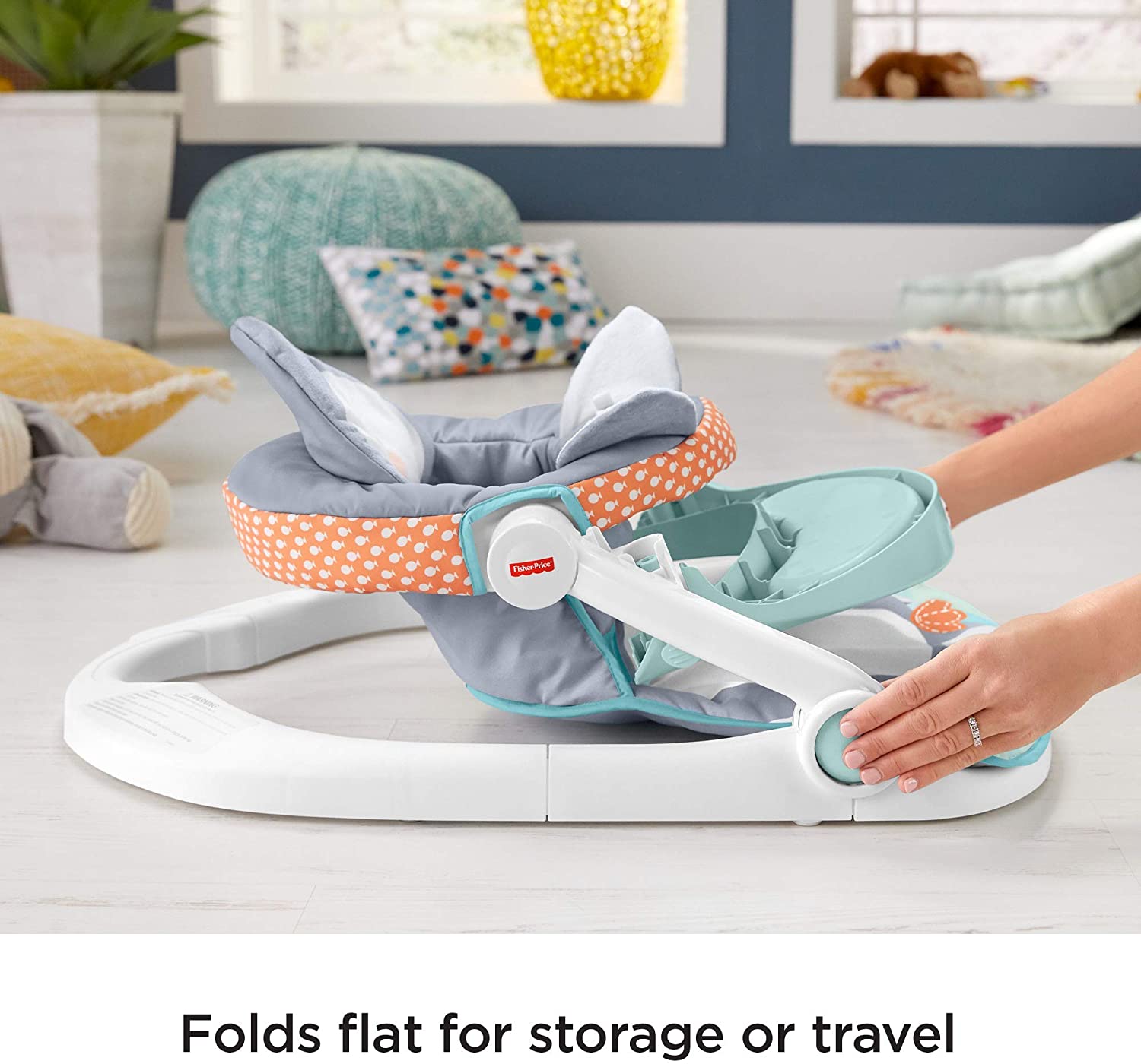 Fisher-Price Sit-Me-Up Floor Seat with Tray