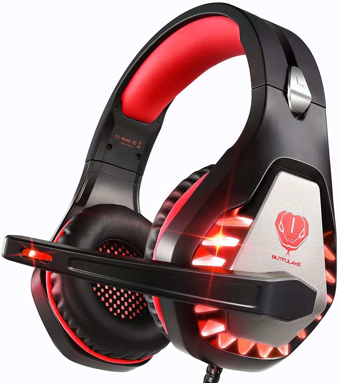 Pacrate Gaming Headset for PS4 Games Xbox One Nintendo Switch Headset