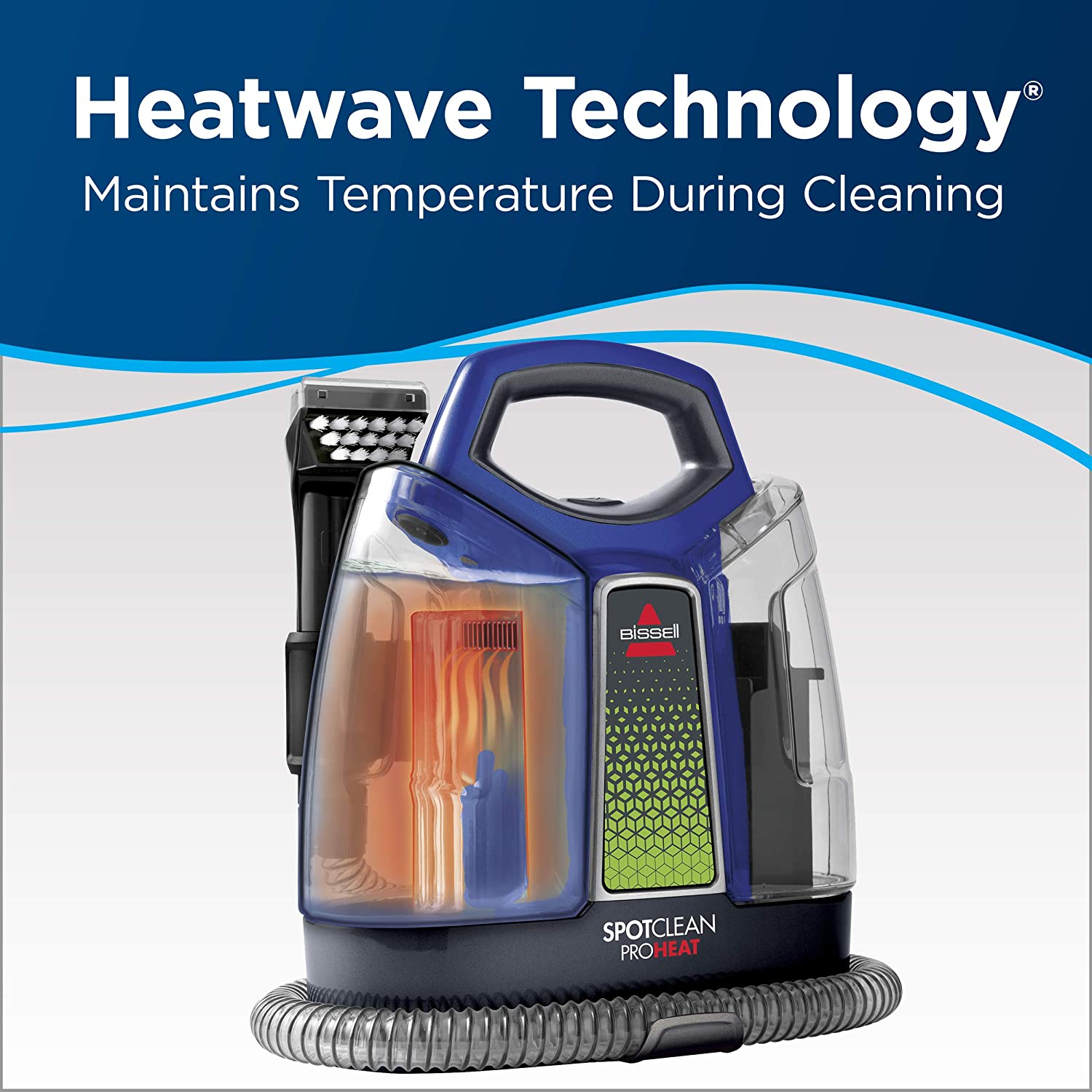 Bissell 3-in-1 Portable Carpet Cleaner  Stair Tool and - HydroRinse Self-Cleaning