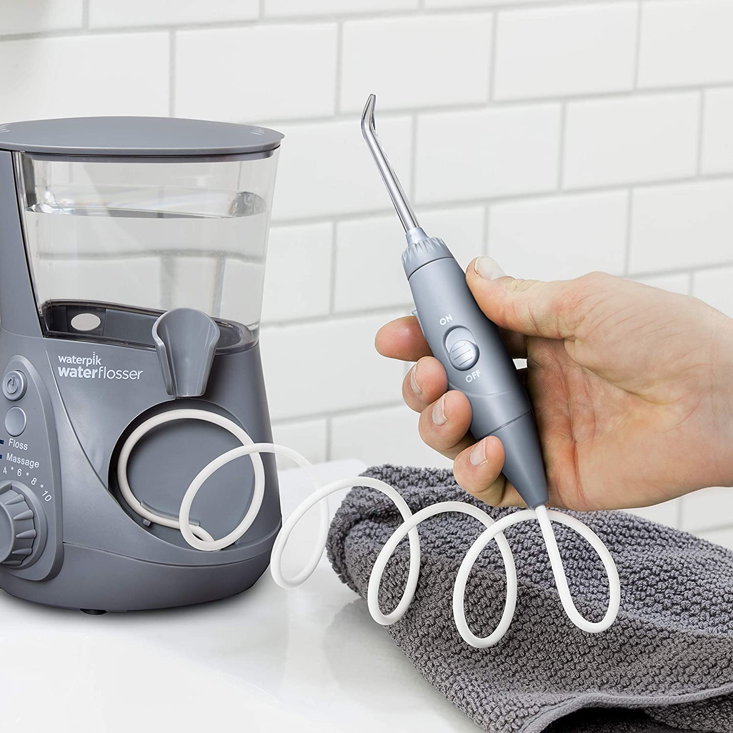 Water Flosser Electric Dental Countertop Oral Irrigator for Teeth