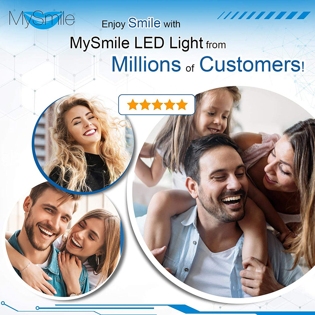 MySmile Teeth Whitening Led Light, Fast & Effective With Blue LED Accelerator Light Built-In Smart Timer