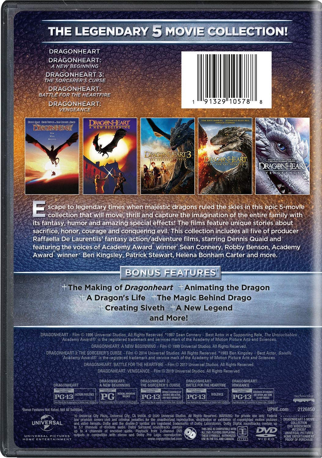 Dragonheart: 5-Movie Collection
