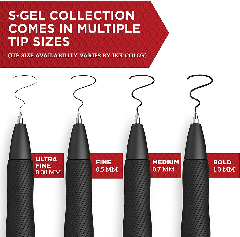 Sharpie S-Gel, Gel Pens, Medium Point (0.7mm), Assorted Colors, 8 Count