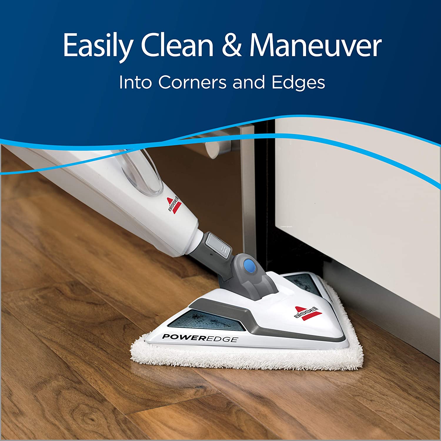 Bissell PowerEdge Lift Off Steam Mop with removable handheld steamer
