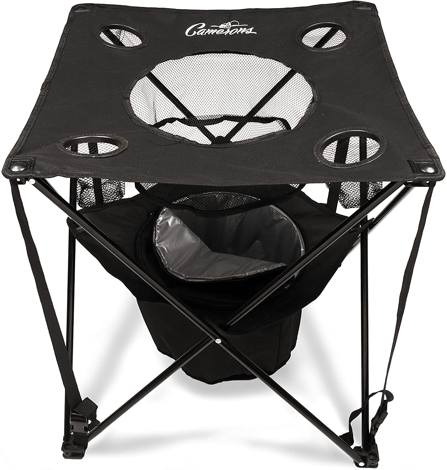 Tailgating Table Collapsible Folding Camping Beach Table with Insulated Cooler