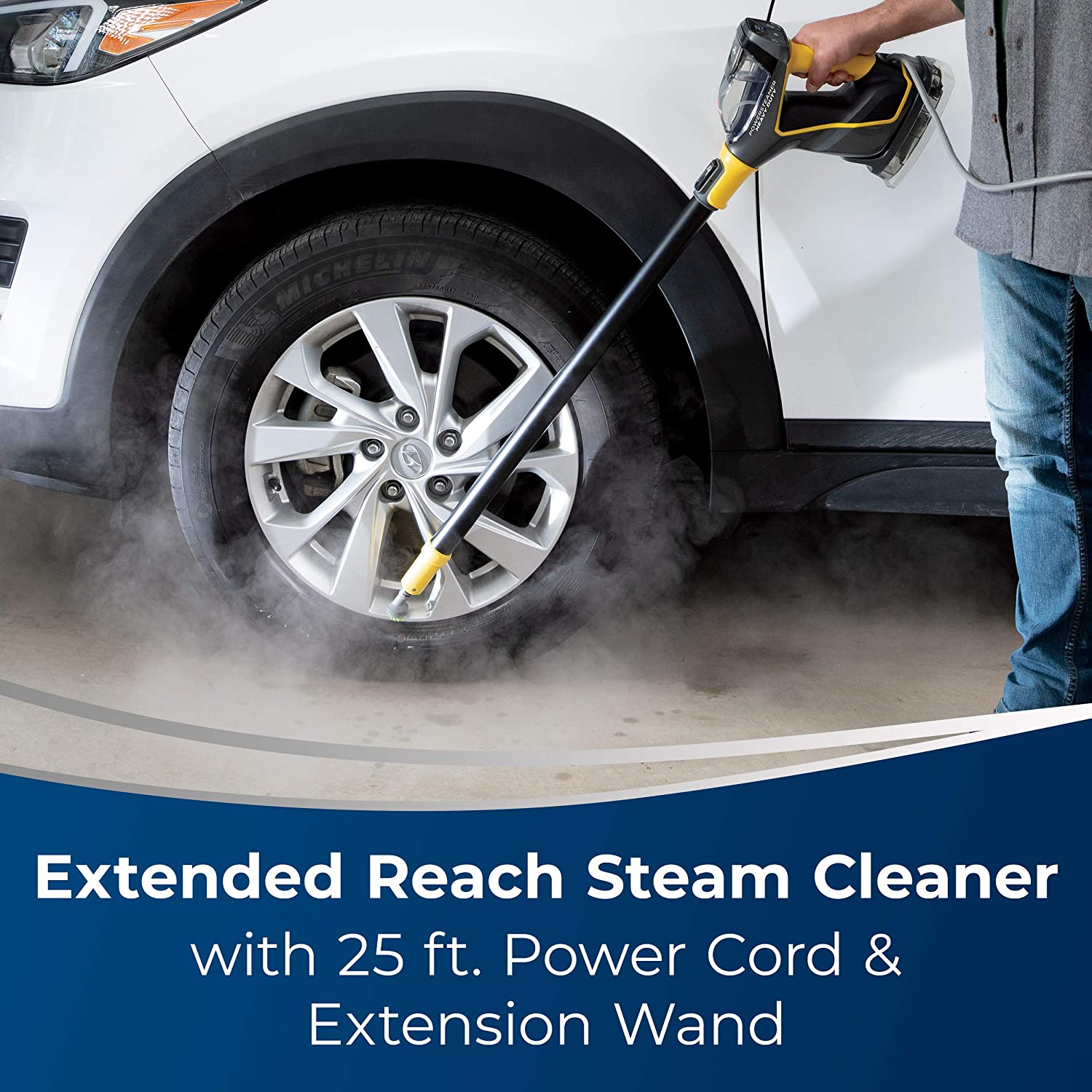 BISSELL Power Steamer Heavy Duty 3-in-1 Steam Mop and Handheld Steamer