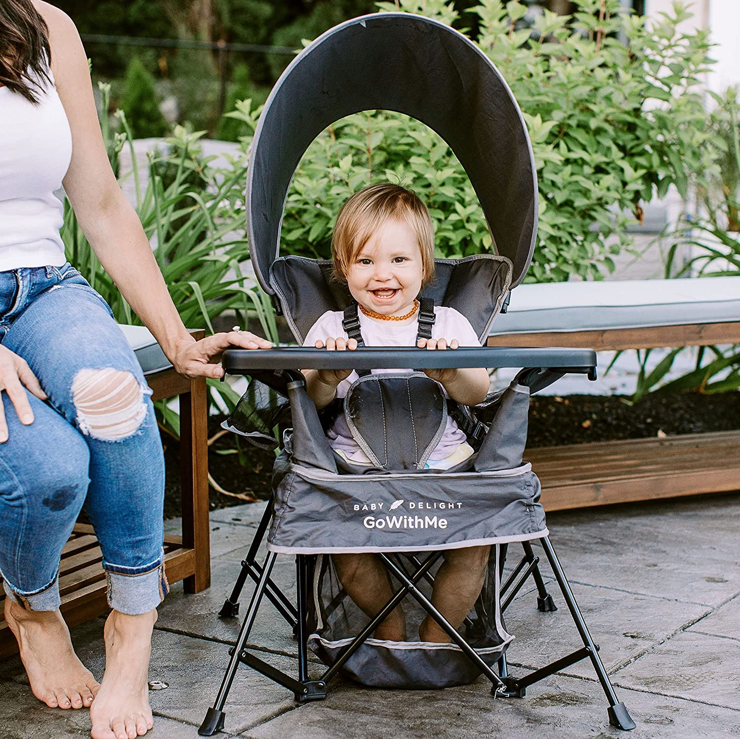 Baby Delight Go With Me Chair, Gray