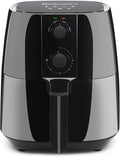 Elite Gourmet Electric 4Qt. Hot Air Fryer Large Capacity, 3 Lbs of Food