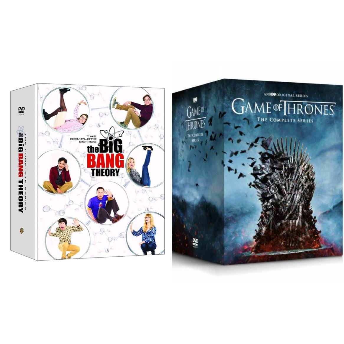 The Big Bang Theory And Game of Thrones Complete Series