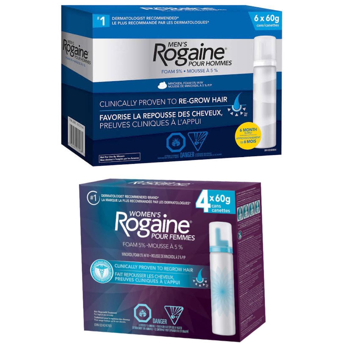 Rogaine Men's & Women's 5 % Minoxidil Foam