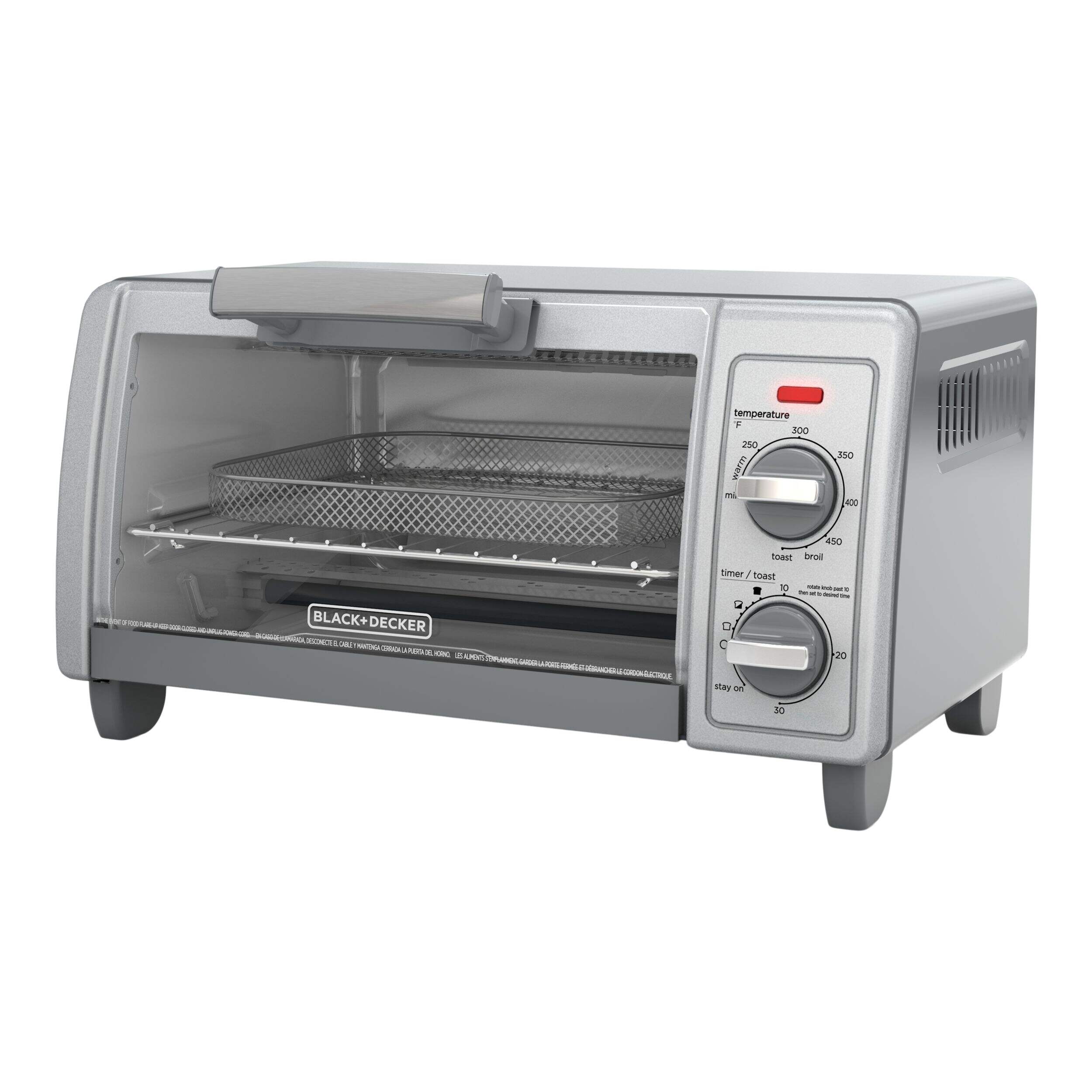 Black & Decker Stainless Steel Toaster Oven, 4-Slice