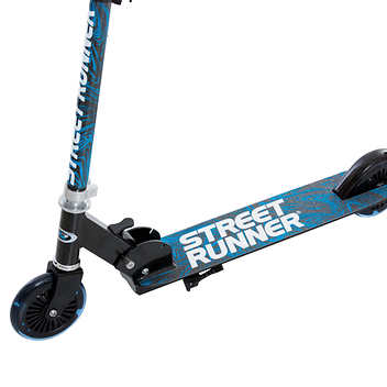 Street Runner Folding Kick Scooter - Blue