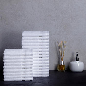 Grandeur Hospitality Washcloths, 24-pack