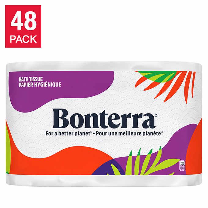 Bonterra Bathroom Tissue 3 ply 48 Rolls x 275 Sheets