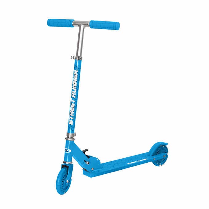 Street Runner Folding Kick Scooter with 120mm LED Wheels