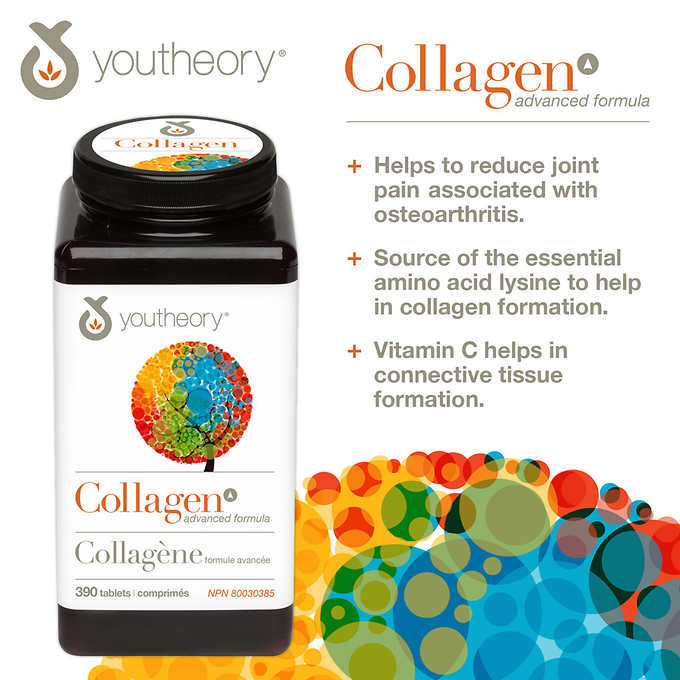 Youtheory Collagen Advanced Formula, 390 Tablets